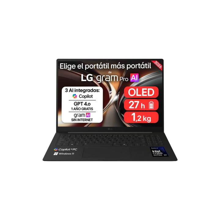 LG Gram Pro Copilot+ PC Intel Core Ultra X7 358H 32 GB 512 GB SSD 16"…