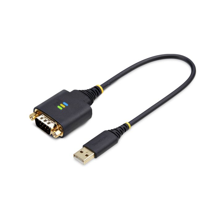 StarTech.com 30cm USB to Serial Adapter Cable - COM Retention - RS232…