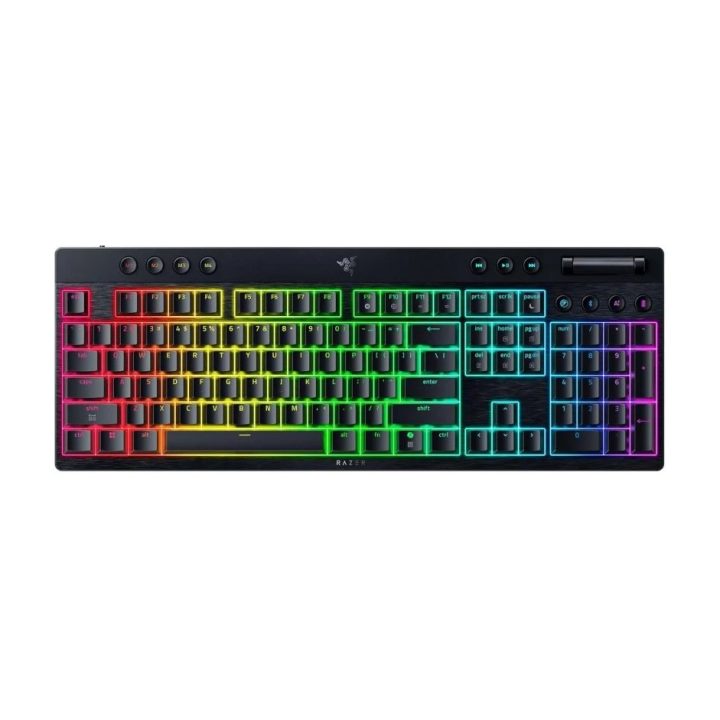 Razer BlackWidow V4 Low Profile Hyperspeed Orange Switch Keyboard (US…