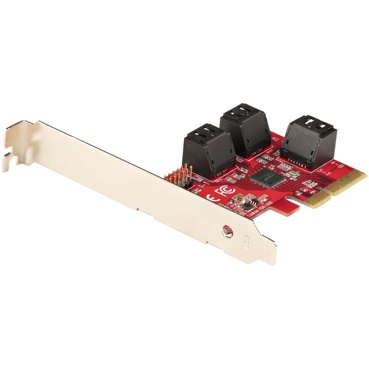 StarTech.com PCIe SATA Card - 6-Port PCI Express SATA Controller Card…