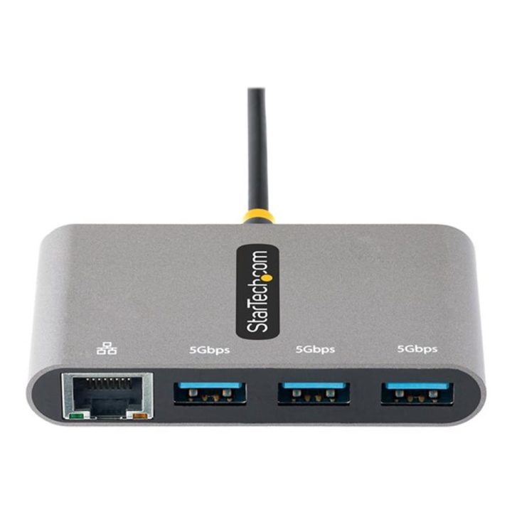 StarTech.com USB-C Hub Adapter with 3-Port USB-A Ethernet - Gigabit…