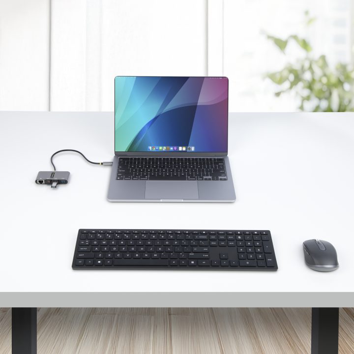 StarTech.com Hub Adaptador USB-C com Ethernet de 3 Portas USB-A -…