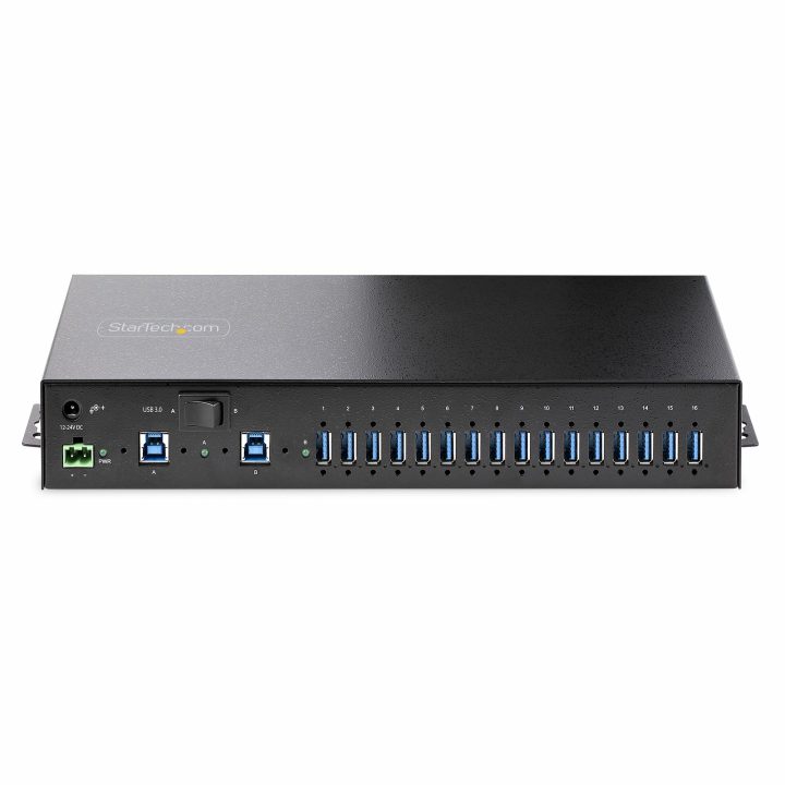StarTech.com Hub USB 3.0 5Gbps de 16 Portas Industrial em Metal -…