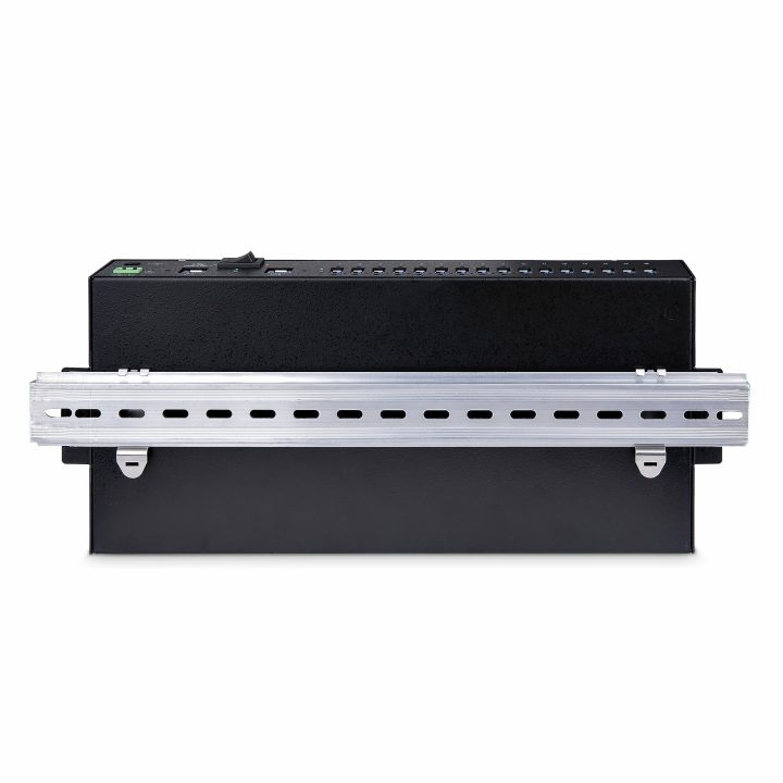 StarTech.com Industrial Metal USB 3.0 5Gbps 16-Port Hub - Mountable -…