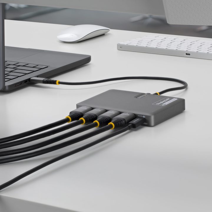 StarTech.com Adaptador USB-C a 4x Ecrãs HDMI - HDMI 4K 60Hz - PD 140W…
