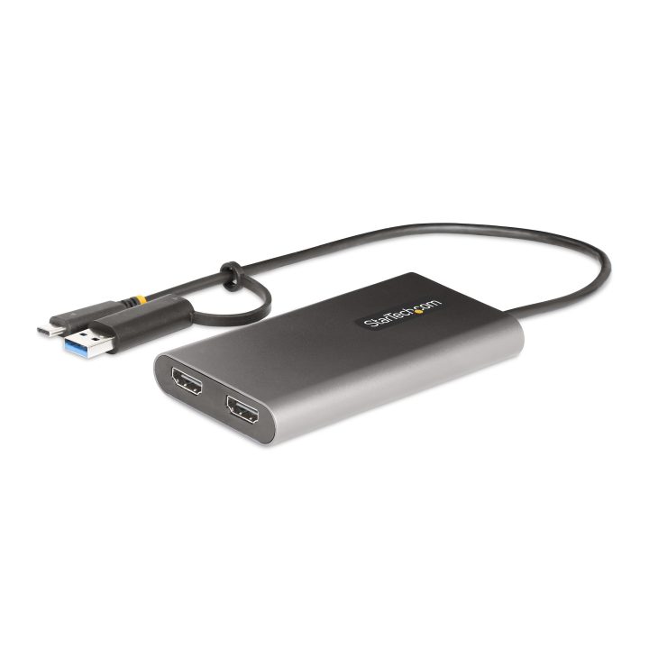 StarTech.com USB-C to Dual HDMI Adapter - USB Type C to 2 HDMI…