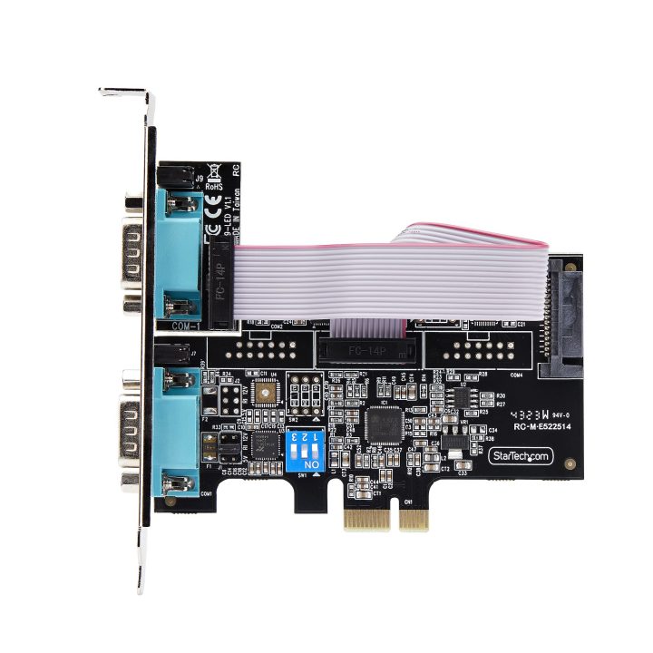 StarTech.com 2-Port PCIe Serial Card - 2-Port DB9 RS232/RS422/RS485…