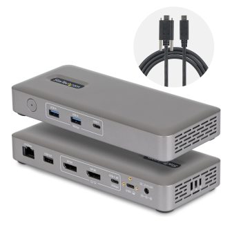 StarTech.com Estação de Acomodação USB4 - Sem Controladores - 4K…