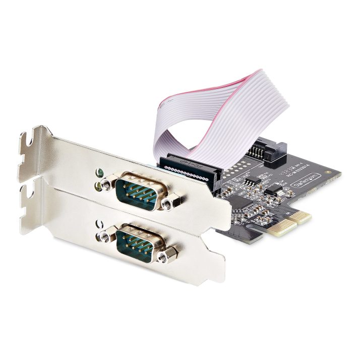 StarTech.com Placa de Expansão Série PCIe de 2 Portas - Placa Serial…