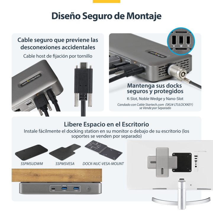 StarTech.com Estação de Acomodação USB4 - Sem Controladores - 4K…