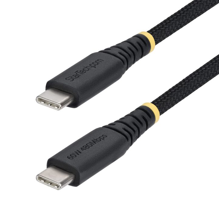 StarTech.com 30cm Braided TPE and Nylon USB-C Charging Cable - USB…