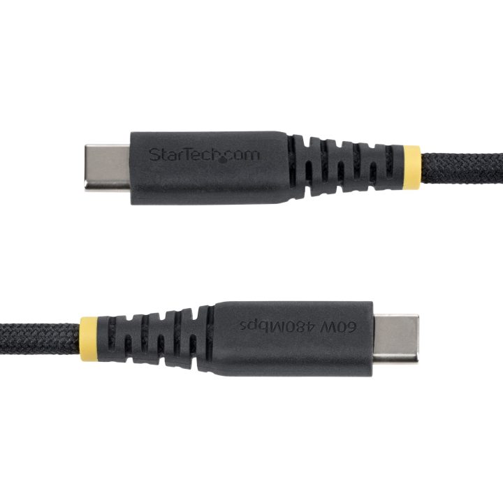 StarTech.com Cabo de Carregamento USB-C Trançado em TPE e Nylon de…