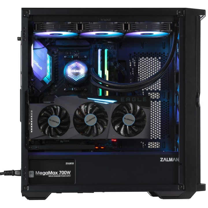 Zalman Z10 PLUS Midi Tower Computer Case Black