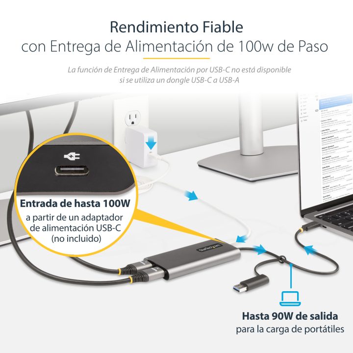 StarTech.com Adaptador USB-C a HDMI Duplo - USB Tipo C para 2…