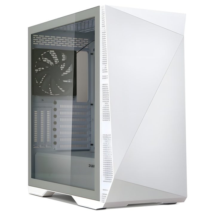 Zalman Z9 Iceberg ATX Mid Tower PC Case, White fan Midi Tower Branco…