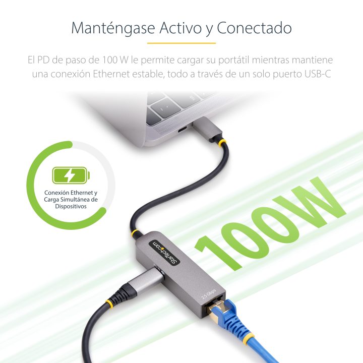 StarTech.com Adaptador de Rede USB Tipo C a Ethernet - Adaptador de…