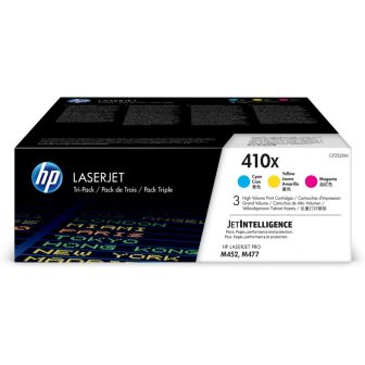 HP Pacote de 3 cartuchos de toner ciano/magenta/amarelo Originais…