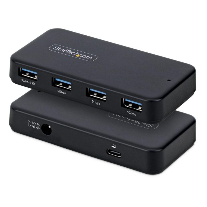 StarTech.com 4-Port USB-A Hub - 5Gbps - Self-Powered - 2-in-1 Type C…