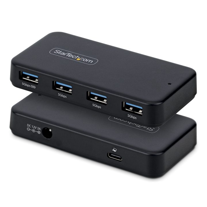 StarTech.com 4-Port USB-A Hub - 5Gbps - Self-Powered - 2-in-1 Type C…