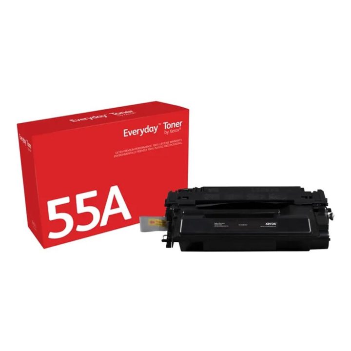 Xerox Everyday™ Black Toner Compatible with HP 55A (CE255A), Standard…