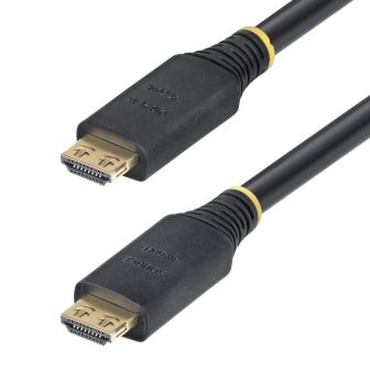 StarTech.com 15m Active High-Speed HDMI Cable - Grip Connectors - UHD…