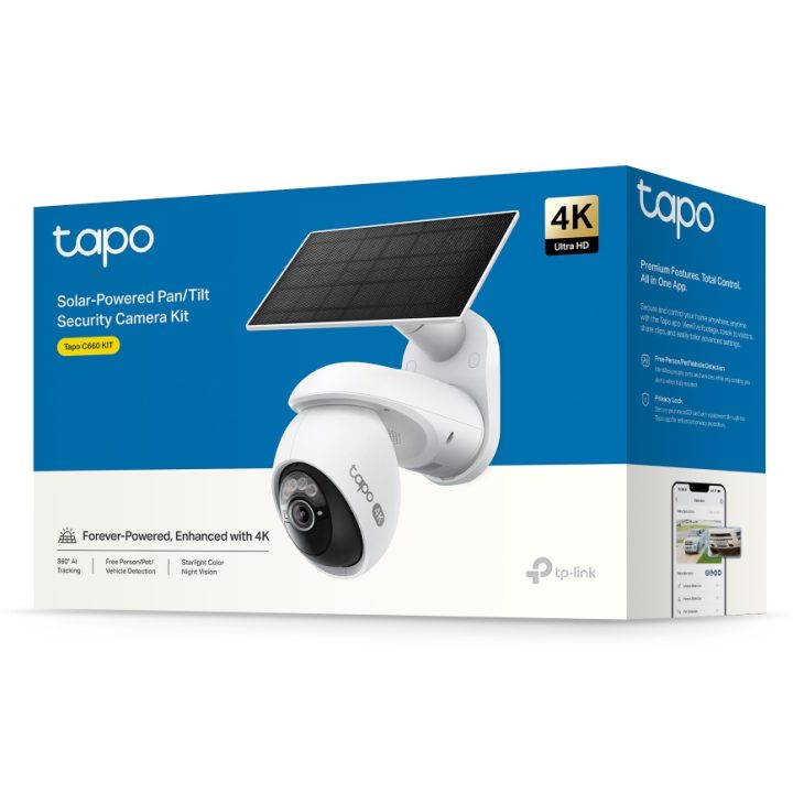 TP-Link Tapo C660 KIT Bala (forma) Câmara de segurança IP Exterior…
