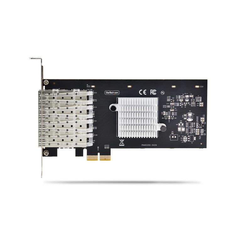 StarTech.com 4-Port 1Gb SFP Ethernet Fiber/Copper Network PCIe 2.1x2…