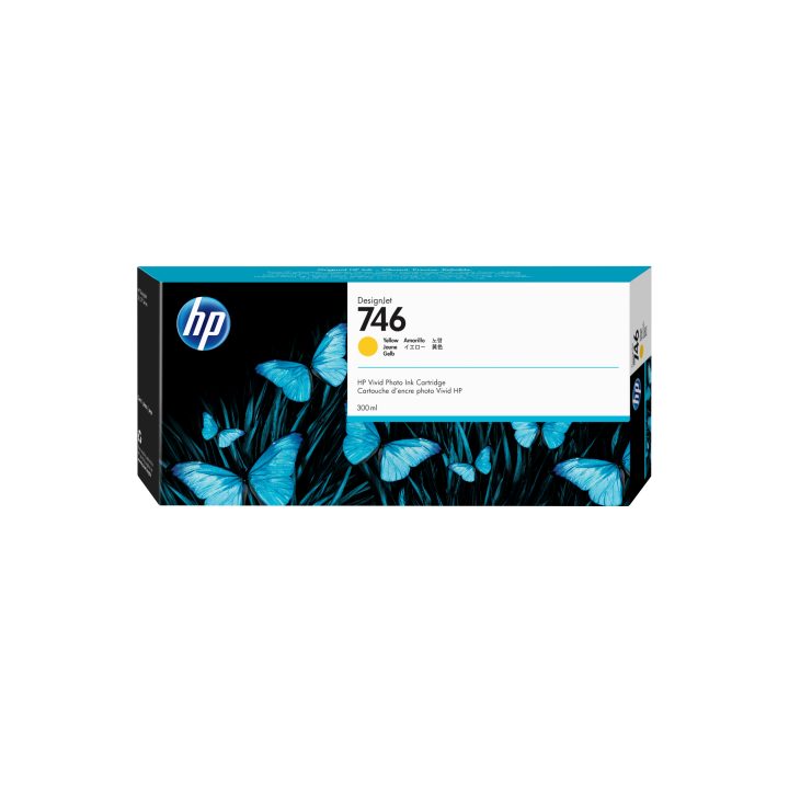 HP Cartucho de tinta amarela DesignJet 746 de 300 ml