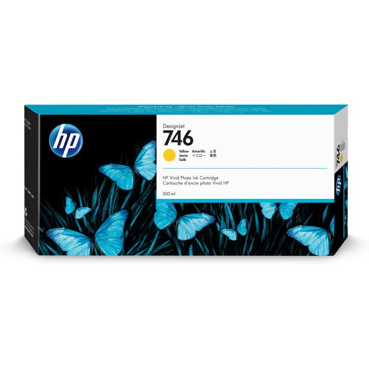 HP DesignJet 746 Yellow Ink Cartridge 300 ml