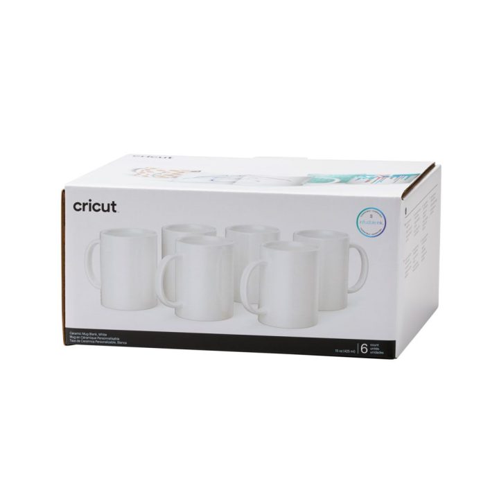 Cricut 2008944 caneca branca universal 6 peça(s)