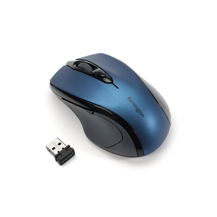 Kensington Ratón sem fios Pro Fit tamanho médio, azul safira