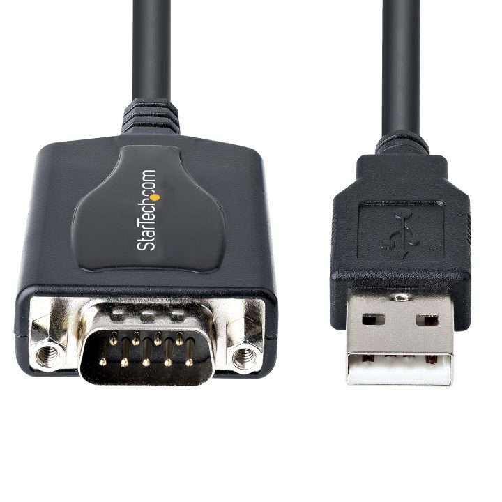 StarTech.com 91cm USB to Serial Cable with COM Port Retention, DB9…