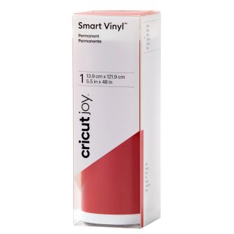 Cricut Smart Vinyl Permanent Joy 14x122cm 1 sheet (matte red)…