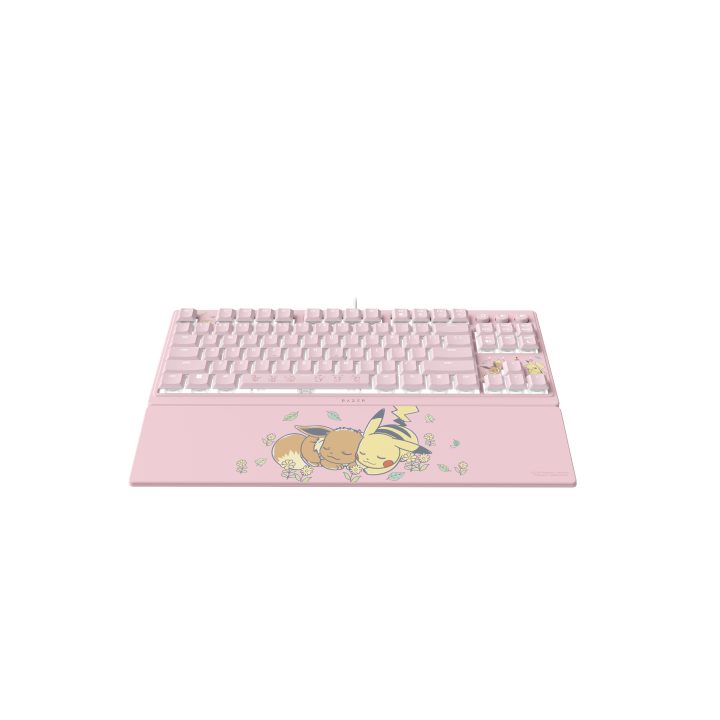 Razer Ornata V3 Tenkeyless – Pikachu & Eevee Edition teclado de Jogo…