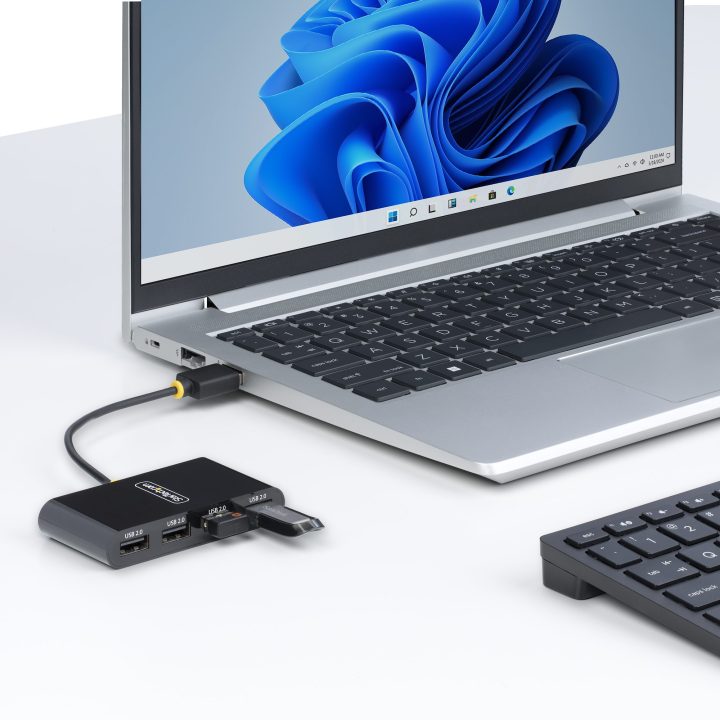 StarTech.com Hub USB 2.0 de 4 Puertos - Ladrón USB Alimentado por el…