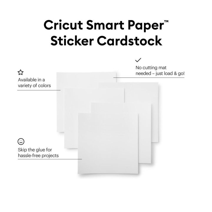 Cricut Smart Paper Bloc de hojas de papel para bellas artes 10 hojas…