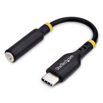 StarTech.com Adaptador de Audio USB-C a 3,5mm TRRS Minijack -…