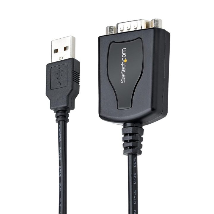 StarTech.com 91cm USB to Serial Cable with COM Port Retention, DB9…
