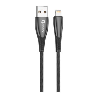 Qcharx international Cable qcharx berlin USB a Lightning 3a-1 m-zinc…