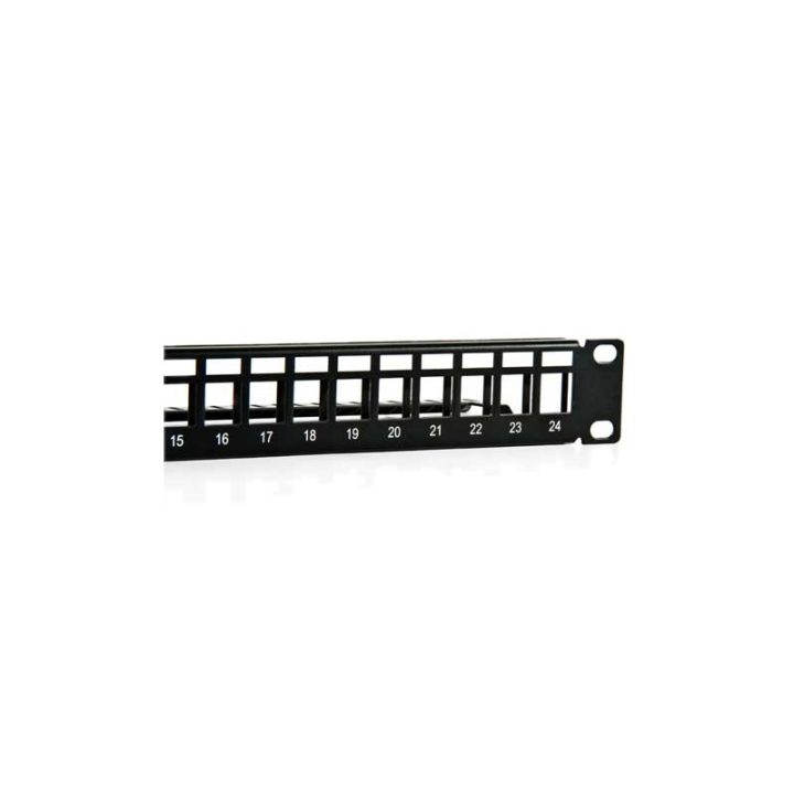 2LAN 19" Empty Patch Panel 24 Ports UTP (ARAP19C24VAC)