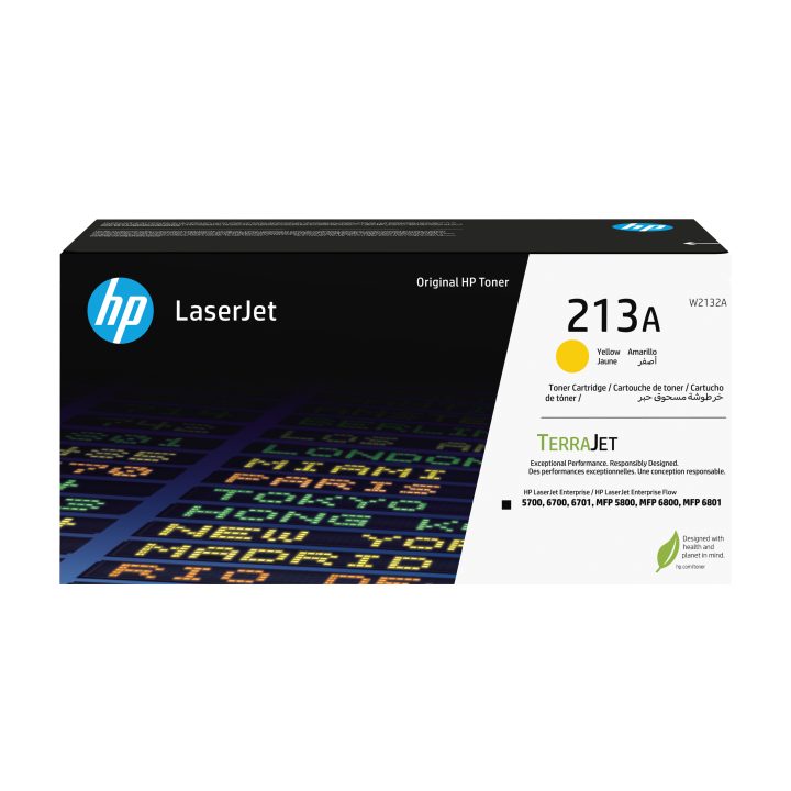 HP Cartucho de Toner Original LaserJet 213A amarelo