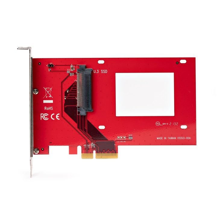 StarTech.com Placa Adaptadora U.3 para PCIe - Adaptador PCIe 4.0 x4…
