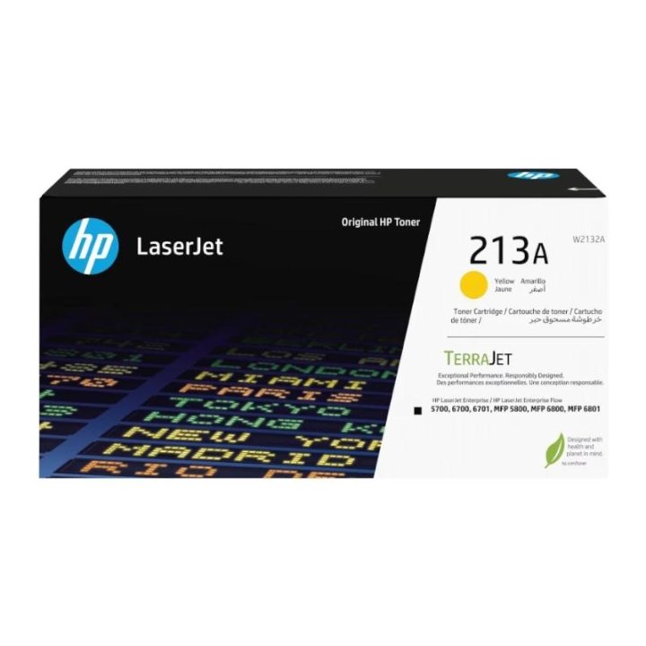 HP Cartucho de tóner Original LaserJet 213A amarillo