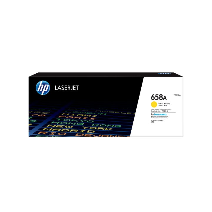 HP Cartucho de tóner Original LaserJet 658A amarelo