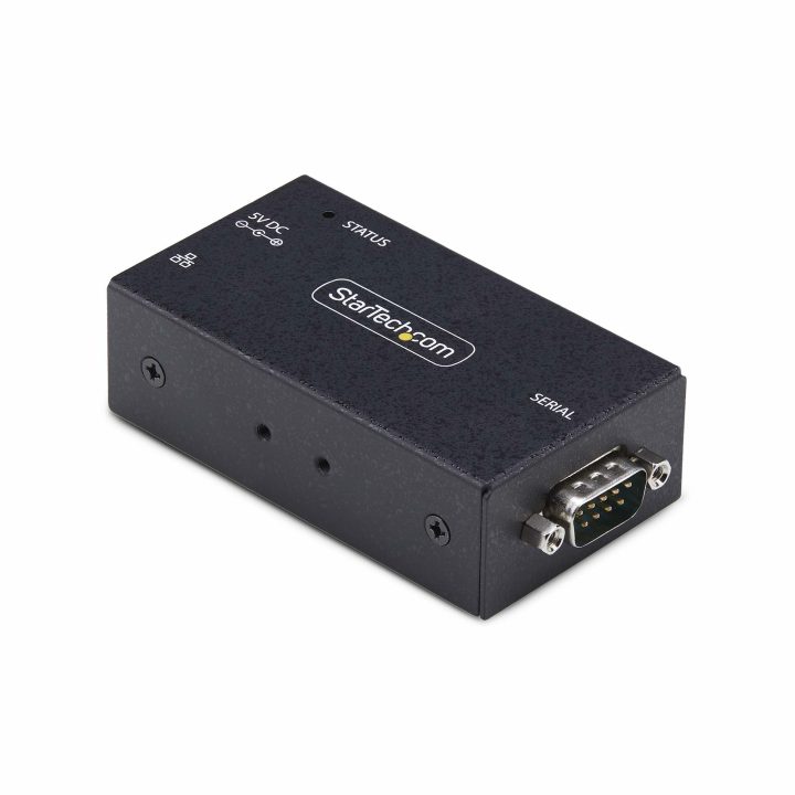 StarTech.com Serial to Ethernet Adapter - RJ45 LAN IP to DB9 RS232…