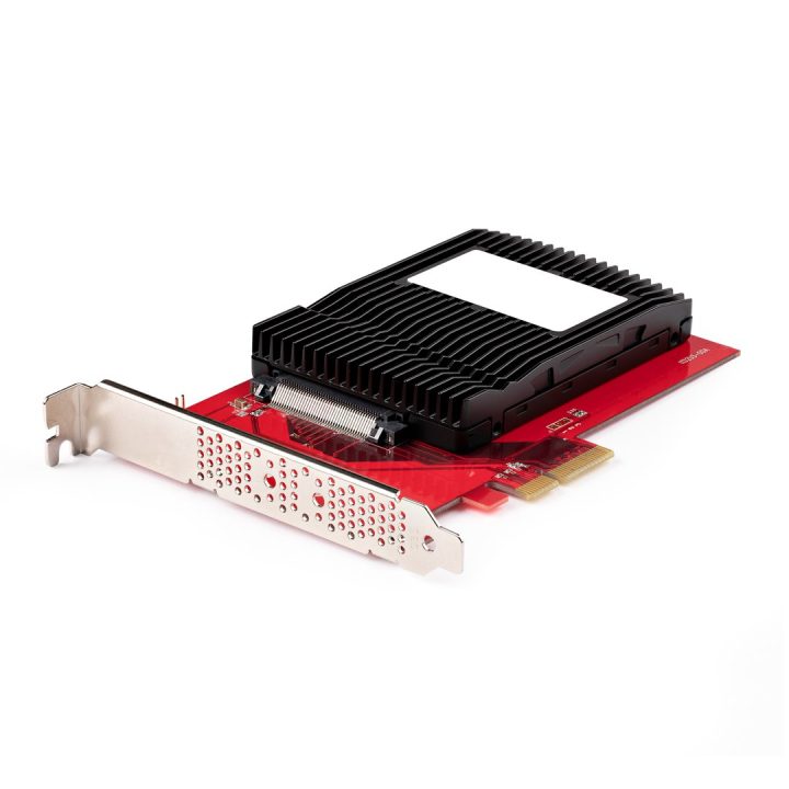 StarTech.com U.3 to PCIe Adapter Card - PCIe 4.0 x4 Adapter for 2.5"…