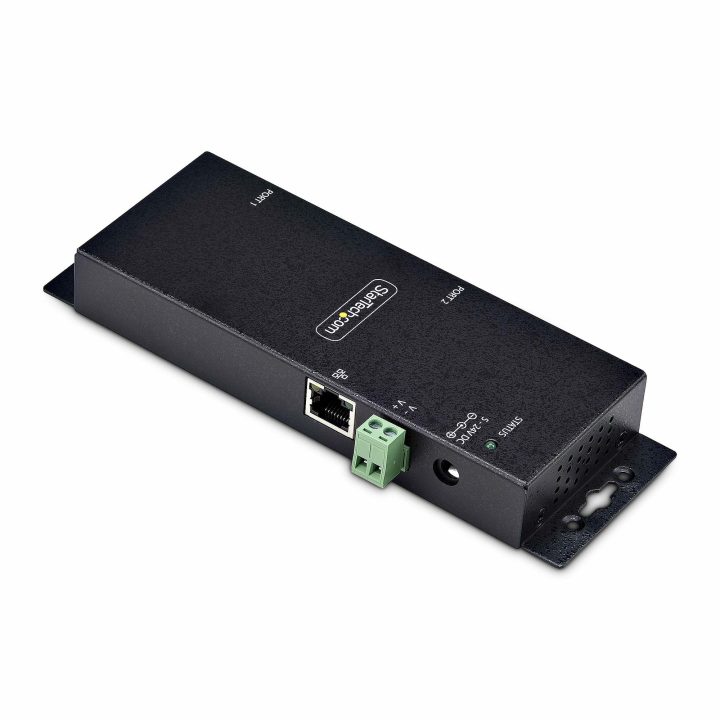 StarTech.com Serial to Ethernet Adapter - RJ45 LAN IP to DB9 RS232…
