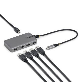 StarTech.com 4-Port USB-C to USB-A Hub - USB Type-C to USB-A Splitter…