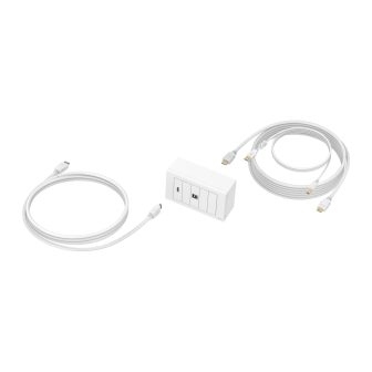 Vision Paquete de placa frontal AV modular y cables - Cables de 3…