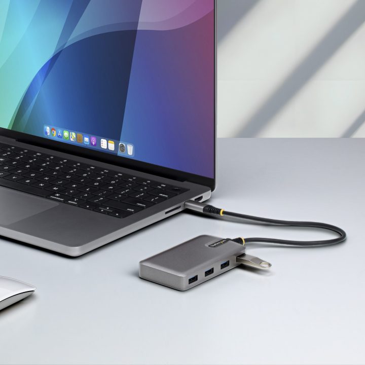StarTech.com 4-Port USB-C to USB-A Hub - USB Type-C to USB-A Splitter…